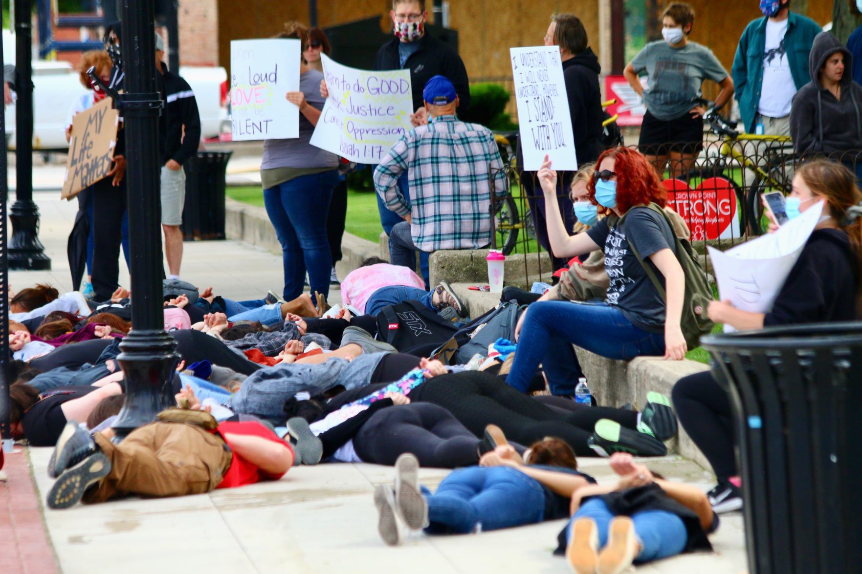 Crown Point protest